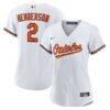 Gunnar Henderson Baltimore Orioles Nike Women's Replica Player Jersey - White - Front View