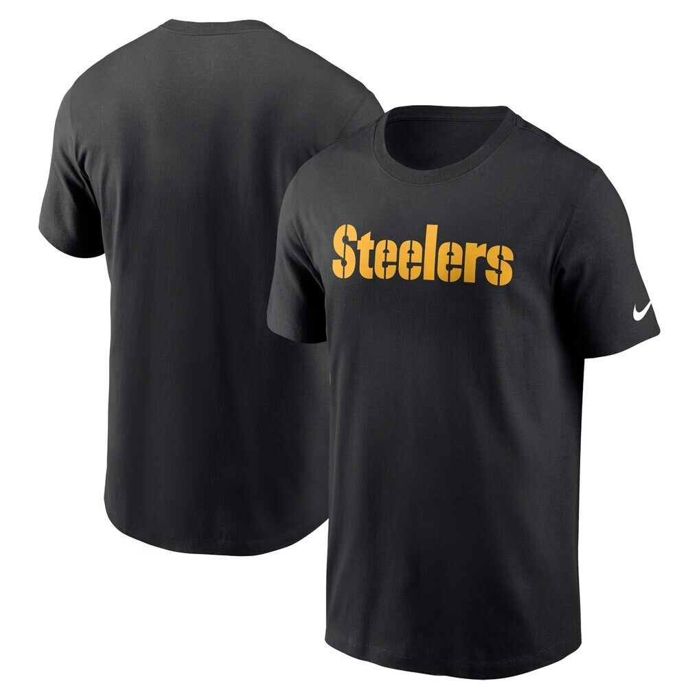 Pittsburgh Steelers Nike Primetime Wordmark Essential T-Shirt