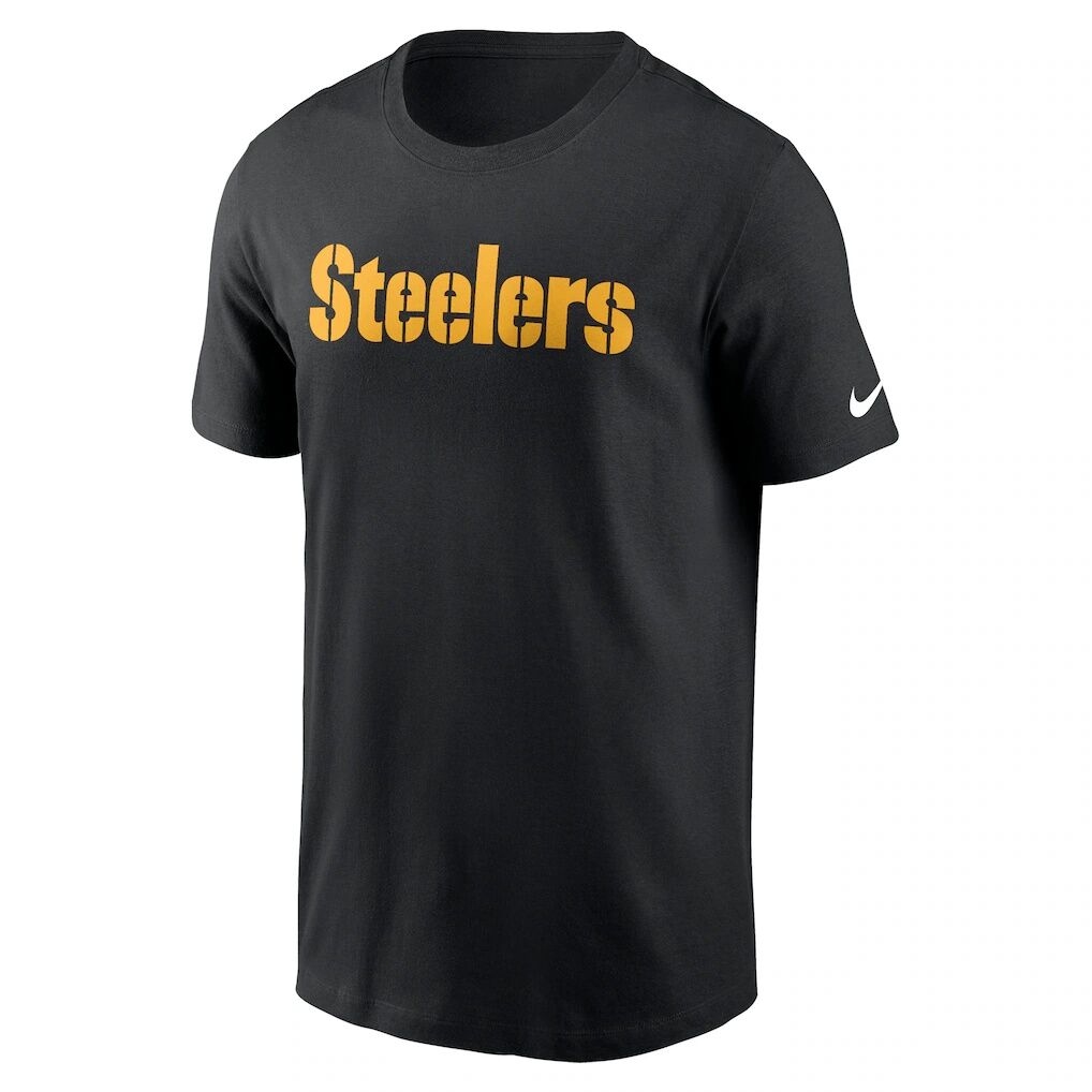 Pittsburgh Steelers Nike Primetime Wordmark Essential T-Shirt