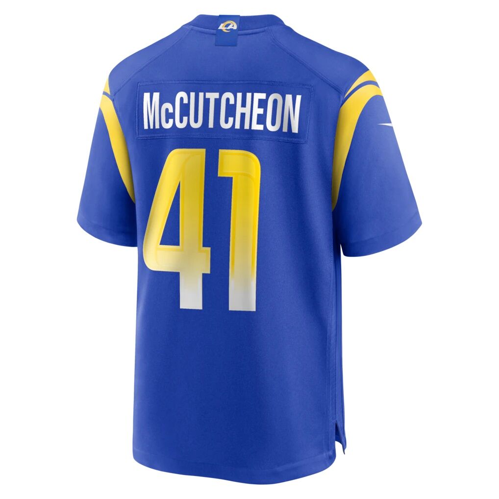 Cameron McCutcheon Los Angeles Rams Nike  Game Jersey - Royal