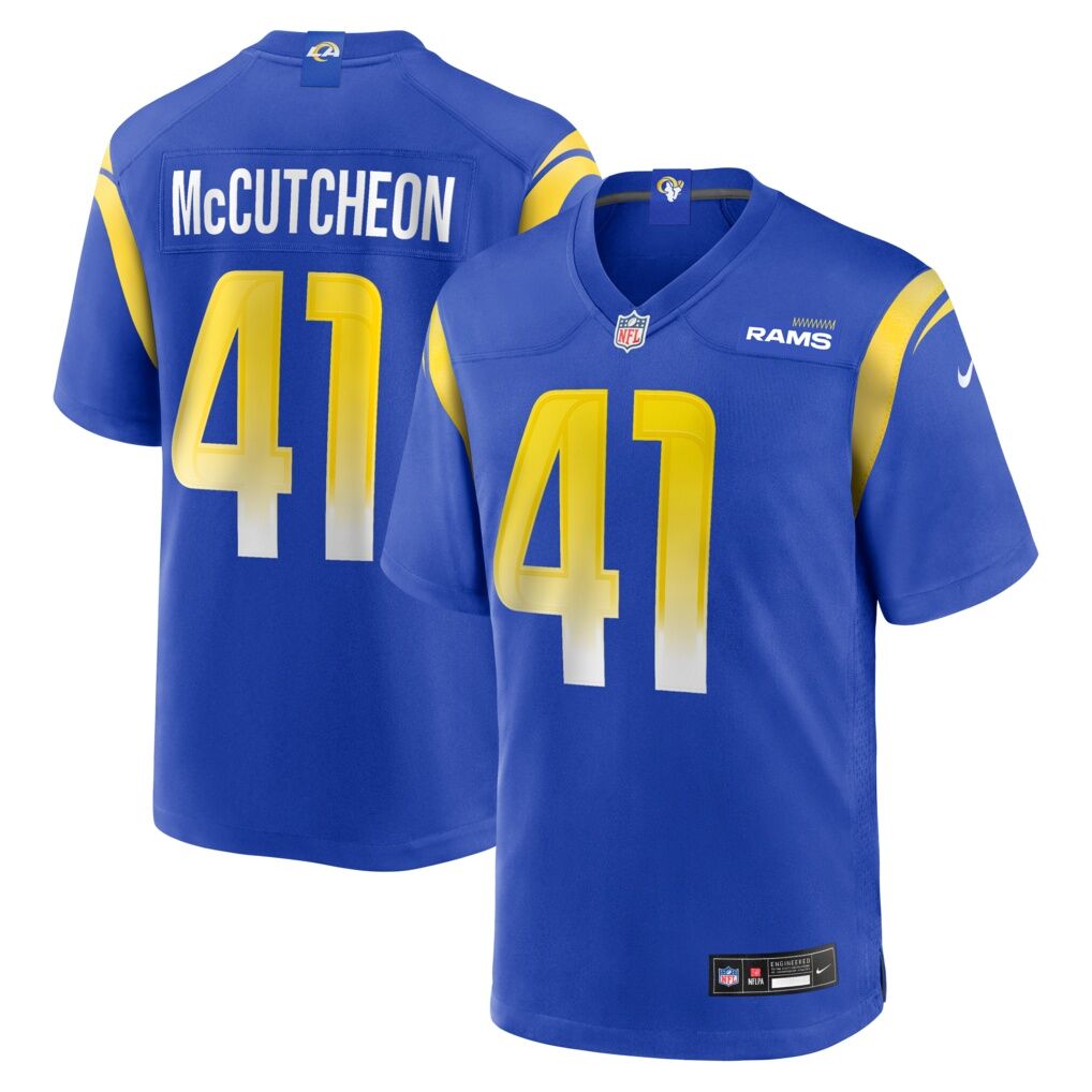 Cameron McCutcheon Los Angeles Rams Nike  Game Jersey - Royal