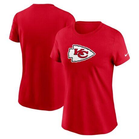 Kansas City Chiefs Nike Women's Primary Logo T-Shirt - Red - Front View