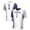 #1 Kansas State Wildcats GameDay Greats Youth Lightweight Women's Soccer Jersey - White - Front View