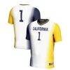 #1 Cal Bears GameDay Greats Unisex Lightweight Women's Soccer Jersey - White - Front View