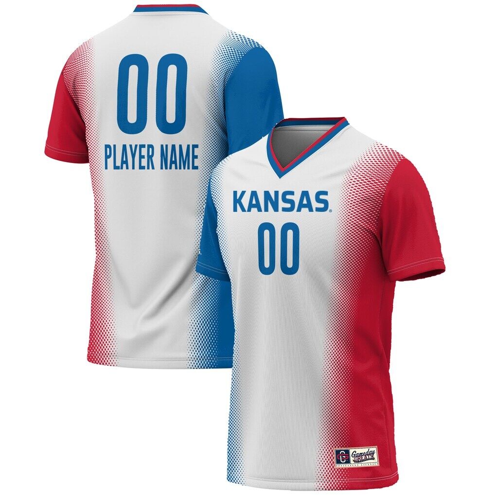 Kansas Jayhawks GameDay Greats Youth NIL Pick-A-Player Lightweight Women's Soccer Jersey