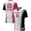 Louisville Cardinals GameDay Greats Youth NIL Pick-A-Player Lightweight Women's Soccer Jersey - White - Front View