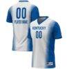 Kentucky Wildcats GameDay Greats Unisex NIL Pick-A-Player Lightweight Women's Soccer Jersey - White - Front View