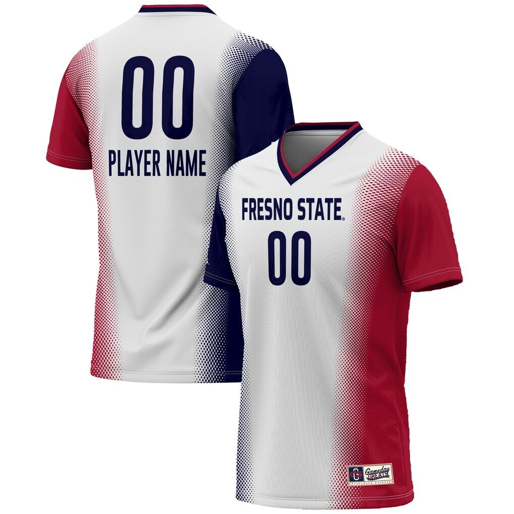 Fresno State Bulldogs GameDay Greats Unisex NIL Pick-A-Player Lightweight Women's Soccer Jersey
