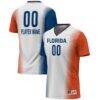 Florida Gators GameDay Greats Unisex NIL Pick-A-Player Lightweight Women's Soccer Jersey - White - Front View