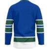 Georgia College Bobcats GameDay Greats Youth Hockey Jersey - Blue - Detail View