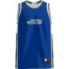 Georgia College Bobcats GameDay Greats Youth Lightweight Basketball Jersey - Blue - Side View