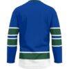 Georgia College Bobcats GameDay Greats Hockey Jersey - Blue - Detail View
