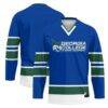 Georgia College Bobcats GameDay Greats Hockey Jersey - Blue - Front View