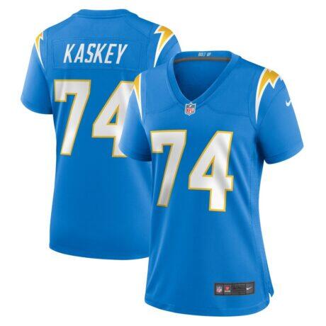 Matt Kaskey Los Angeles Chargers Nike Women's Team Game Jersey - - Front View