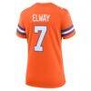 John Elway Denver Broncos Nike Women's Mile High Collection 1977 Throwback Player Game Jersey - Orange - Detail View