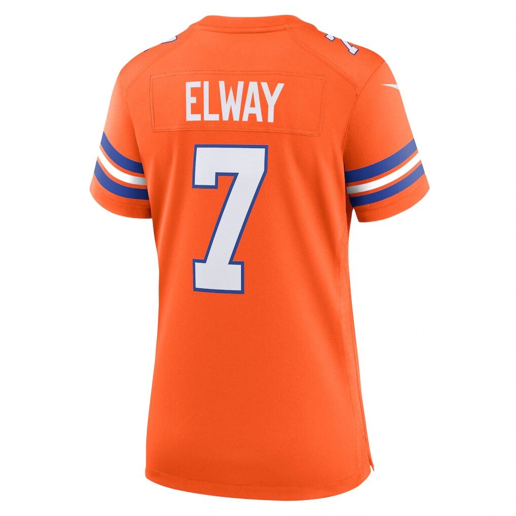 John Elway Denver Broncos Nike Women's Mile High Collection 1977 Throwback Player Game Jersey