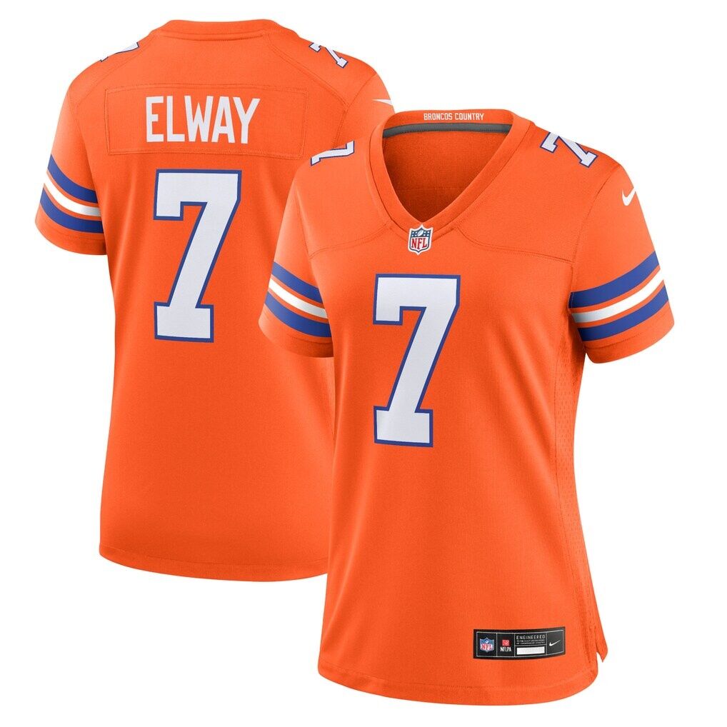 John Elway Denver Broncos Nike Women's Mile High Collection 1977 Throwback Player Game Jersey