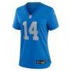 Amon-Ra St. Brown Detroit Lions Nike Women's Alternate Game Jersey - Blue - Side View