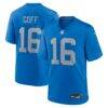 Jared Goff Detroit Lions Nike Alternate Game Jersey - Blue - Front View