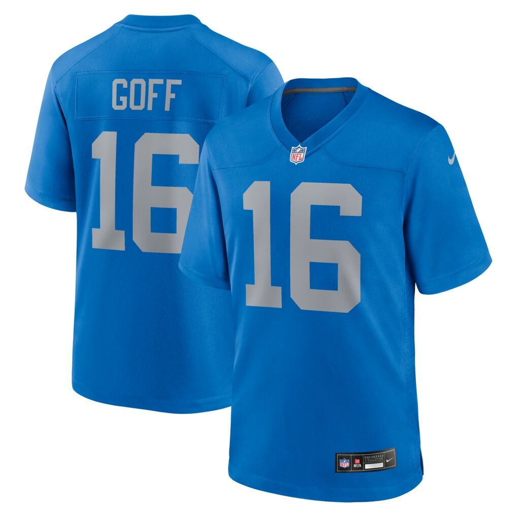 Jared Goff Detroit Lions Nike Alternate Game Jersey