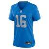 Jared Goff Detroit Lions Nike Women's Alternate Game Jersey - Blue - Alt1