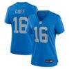 Jared Goff Detroit Lions Nike Women's Alternate Game Jersey - Blue - Front View