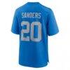 Barry Sanders Detroit Lions Nike Alternate Game Jersey - Blue - Detail View