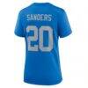 Barry Sanders Detroit Lions Nike Women's Alternate Game Jersey - Blue - Detail View