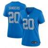 Barry Sanders Detroit Lions Nike Women's Alternate Game Jersey - Blue - Front View