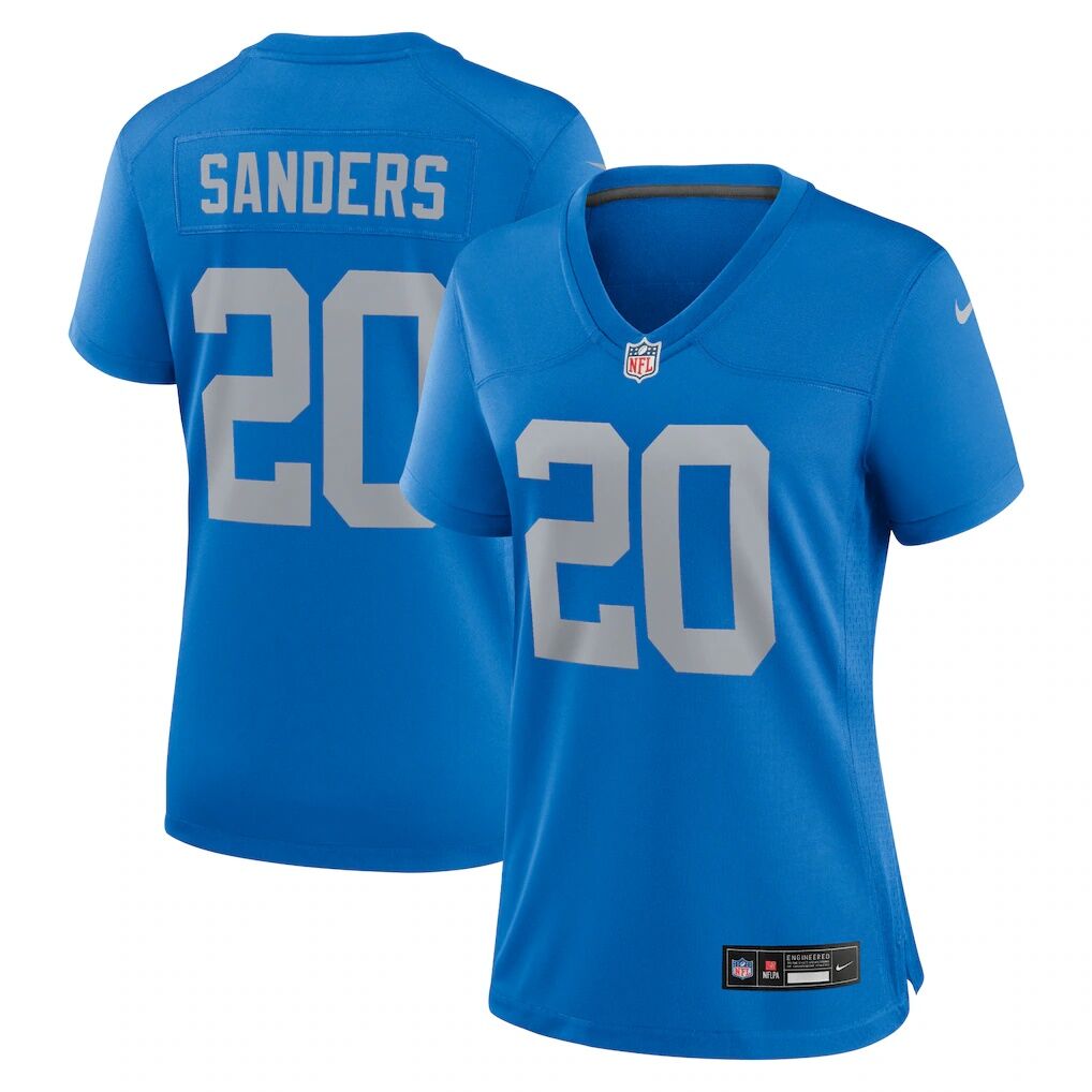 Barry Sanders Detroit Lions Nike Women's Alternate Game Jersey