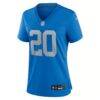 Barry Sanders Detroit Lions Nike Women's Alternate Game Jersey - Blue - Side View