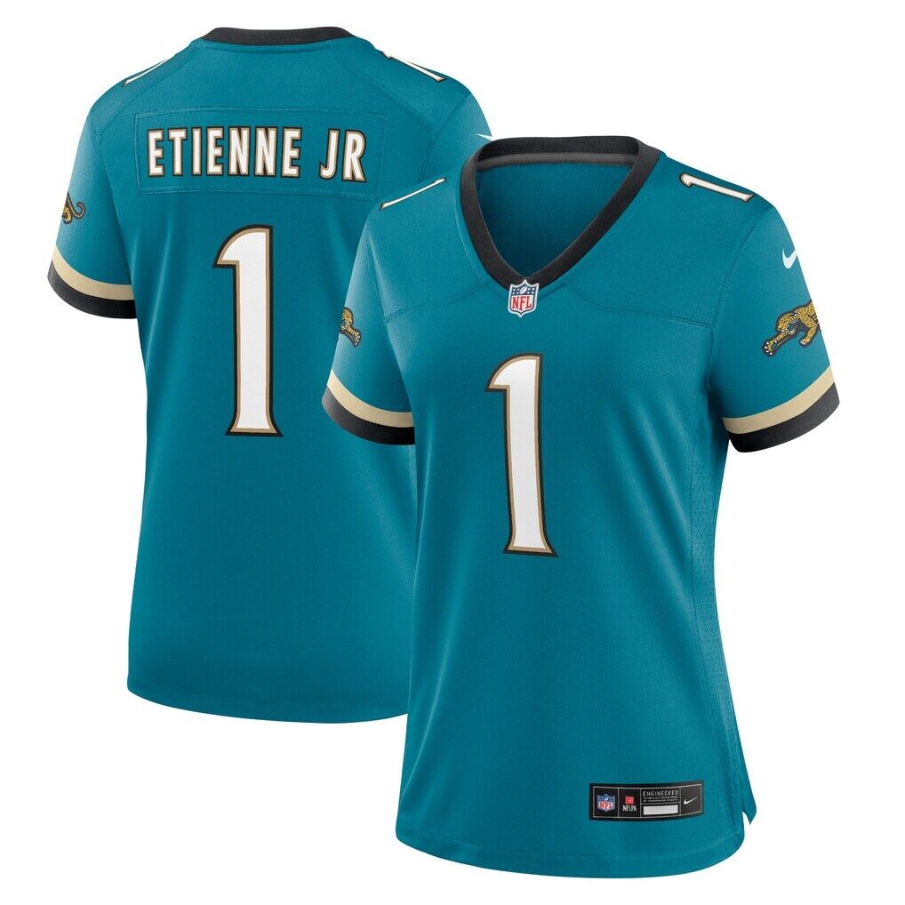 Travis Etienne Jr Jacksonville Jaguars Nike Women's Prowler Throwback Game Jersey