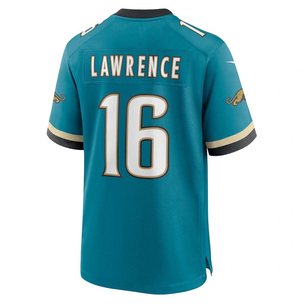 Trevor Lawrence Jacksonville Jaguars Nike Prowler Throwback Player Game Jersey