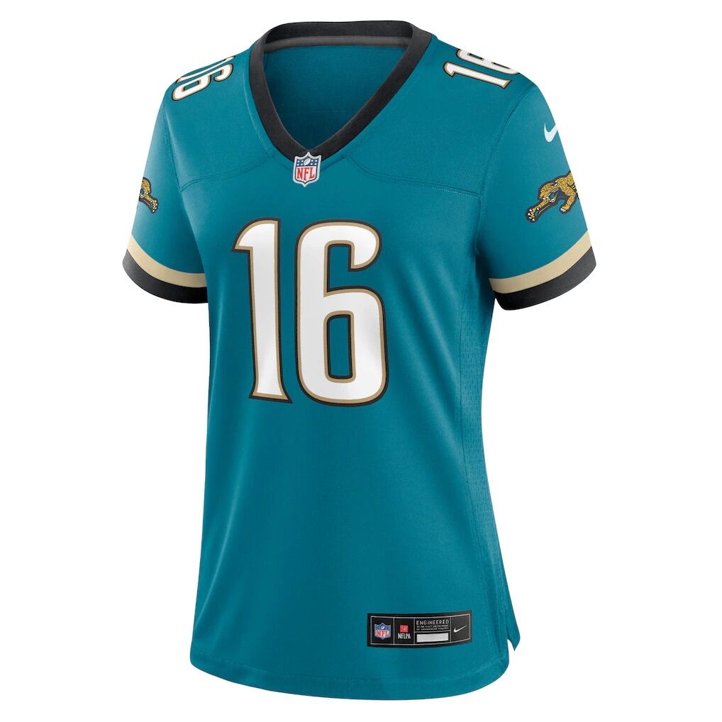 Trevor Lawrence Jacksonville Jaguars Nike Women's Prowler Throwback Game Jersey