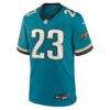 Foye Oluokun Jacksonville Jaguars Nike Prowler Throwback Player Game Jersey - Teal - Side View