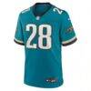 Fred Taylor Jacksonville Jaguars Nike Prowler Throwback Retired Player Game Jersey - Teal - Side View