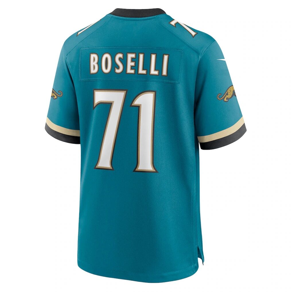 Tony Boselli Jacksonville Jaguars Nike Prowler Throwback Retired Player Game Jersey