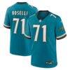 Tony Boselli Jacksonville Jaguars Nike Prowler Throwback Retired Player Game Jersey - Teal - Front View