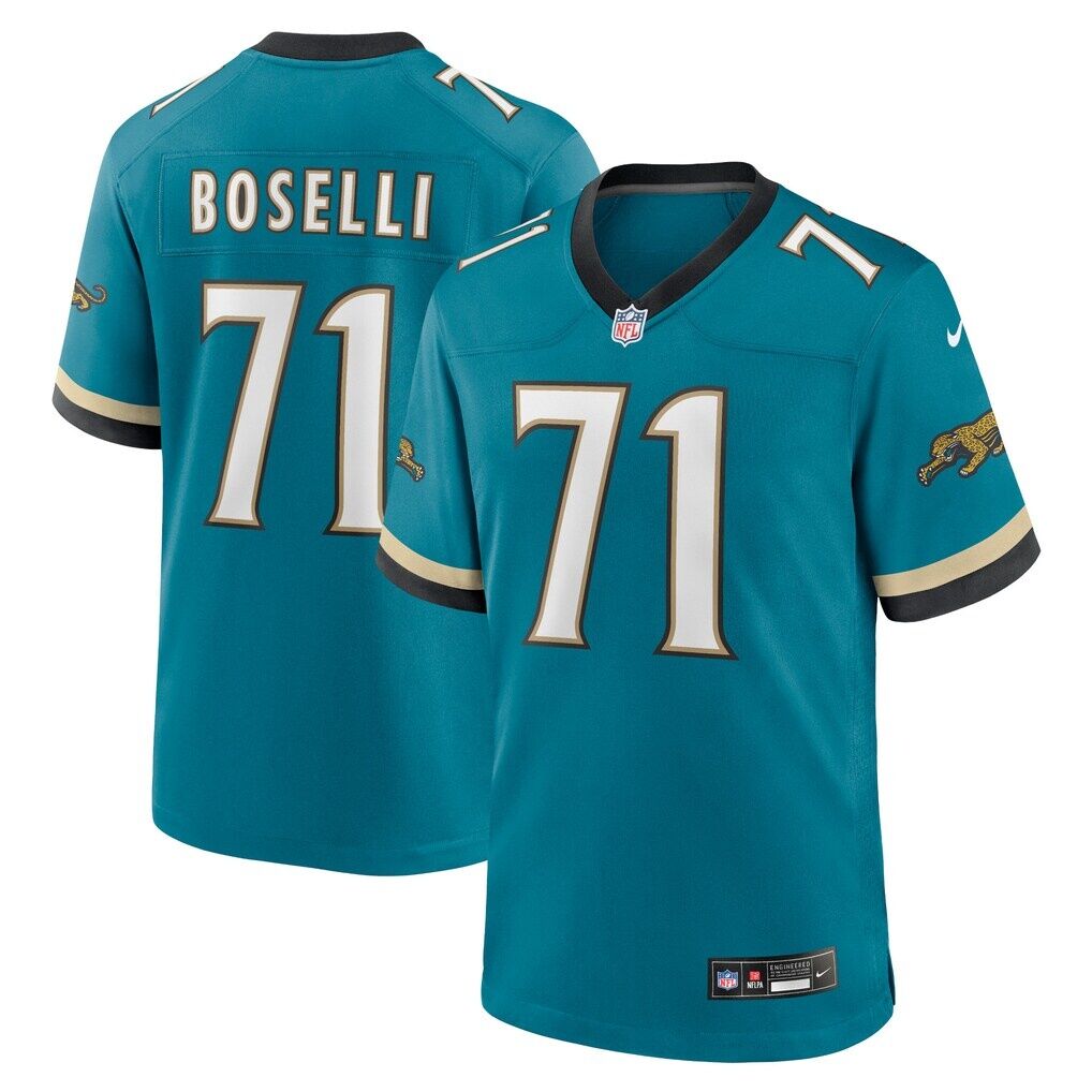 Tony Boselli Jacksonville Jaguars Nike Prowler Throwback Retired Player Game Jersey