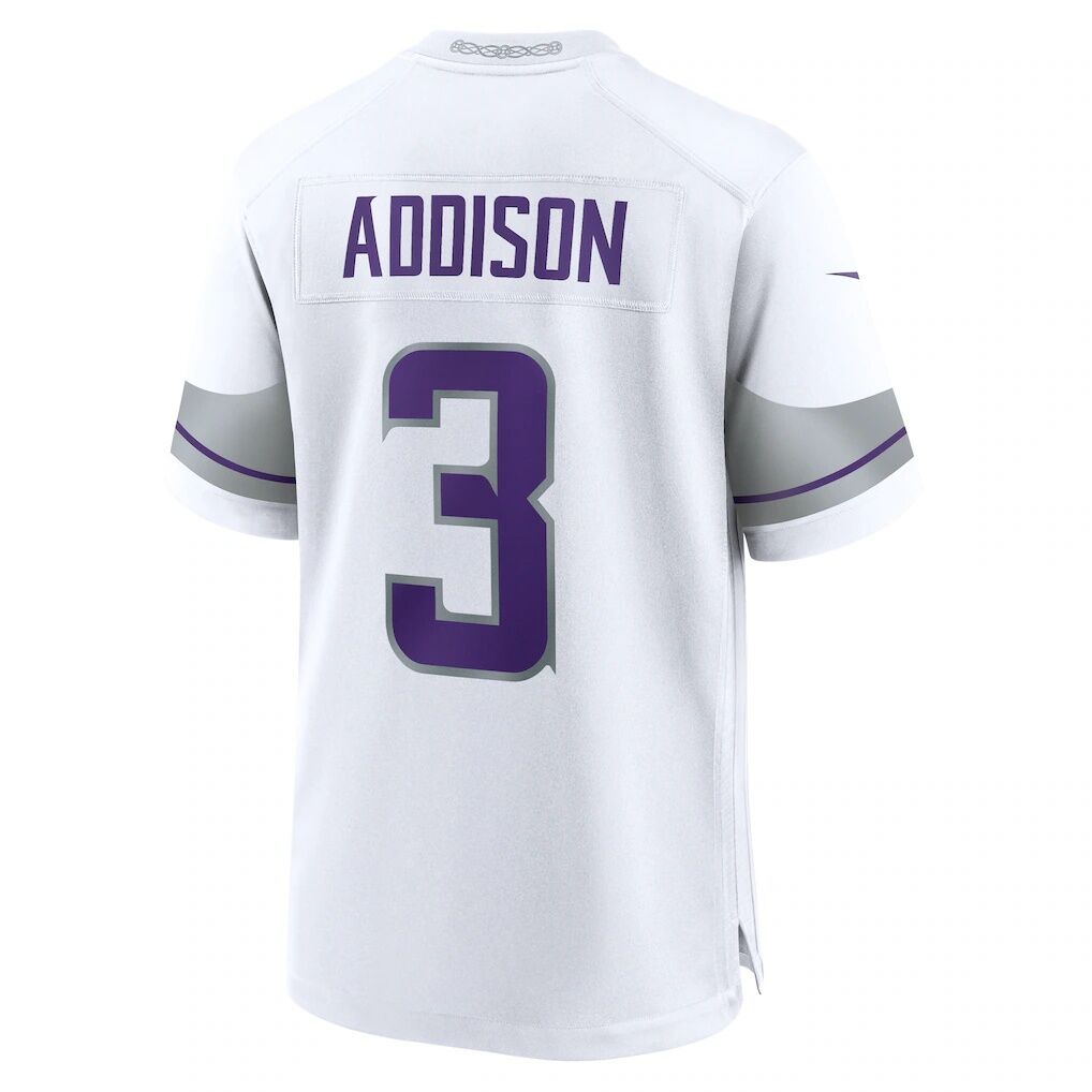 Jordan Addison Minnesota Vikings Nike Alternate Game Player Jersey
