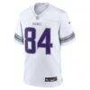 Randy Moss Minnesota Vikings Nike Alternate Retired Player Game Jersey - White - Side View