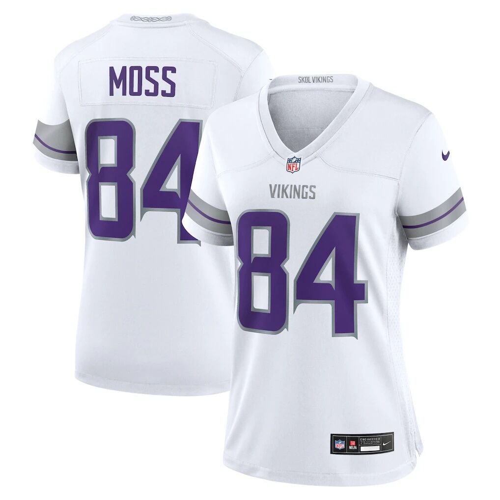 Randy Moss Minnesota Vikings Nike Women's Alternate Retired Player Game Jersey