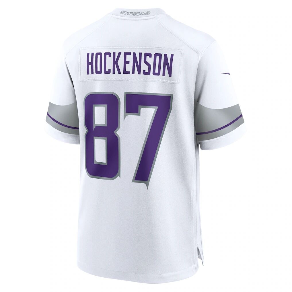 T.J. Hockenson Minnesota Vikings Nike Alternate Game Player Jersey