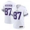 T.J. Hockenson Minnesota Vikings Nike Alternate Game Player Jersey - White - Front View