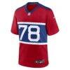 Andrew Thomas New York Giants Nike Alternate Player Game Jersey - - Side View