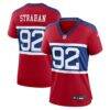 Michael Strahan New York Giants Nike Women's Alternate Retired Player Game Jersey - - Front View
