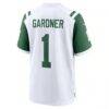 Ahmad Sauce Gardner New York Jets Nike Classic Alternate Game Jersey - White - Detail View