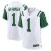 Ahmad Sauce Gardner New York Jets Nike Classic Alternate Game Jersey - White - Front View