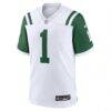 Ahmad Sauce Gardner New York Jets Nike Classic Alternate Game Jersey - White - Side View