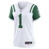 Ahmad Sauce Gardner New York Jets Nike Women's Classic Alternate Game Jersey - White - Side View